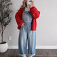 Asher Barrel Overalls / Light Wash