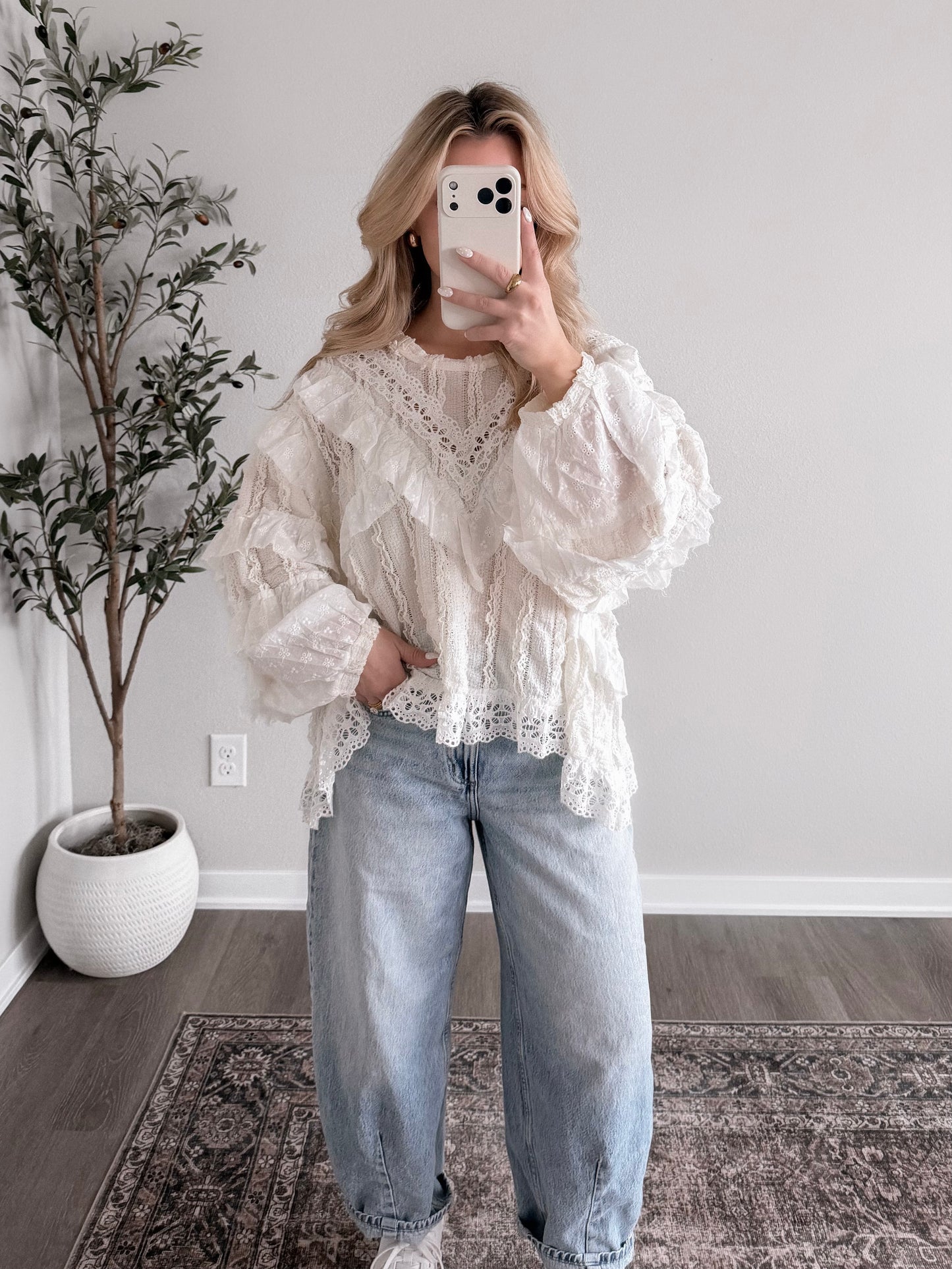 Sweet Devotion Eyelet Top (Restocking Early March)