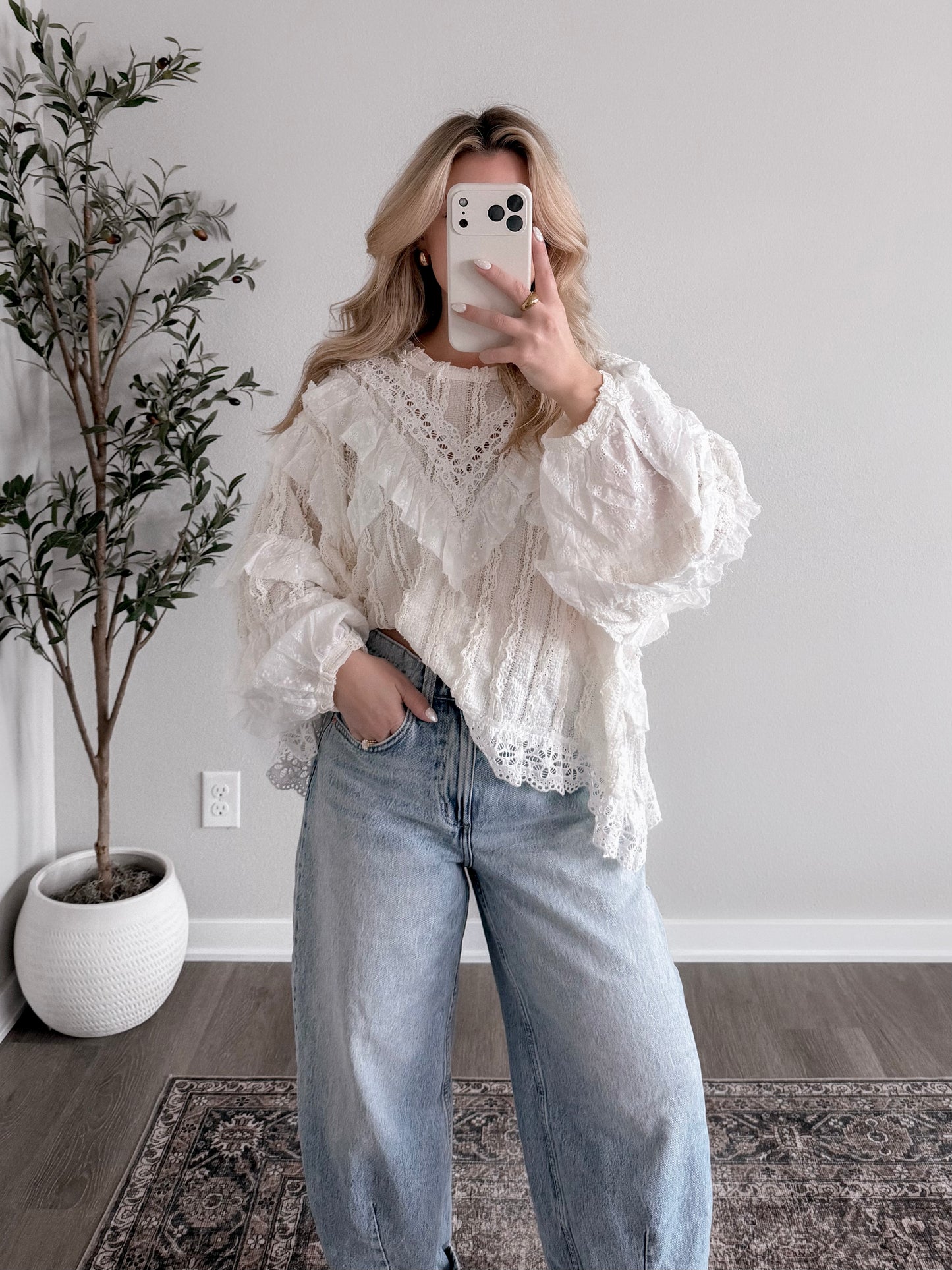 Sweet Devotion Eyelet Top (Restocking Early March)