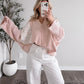 Blush Bloom Waffle Knit Top