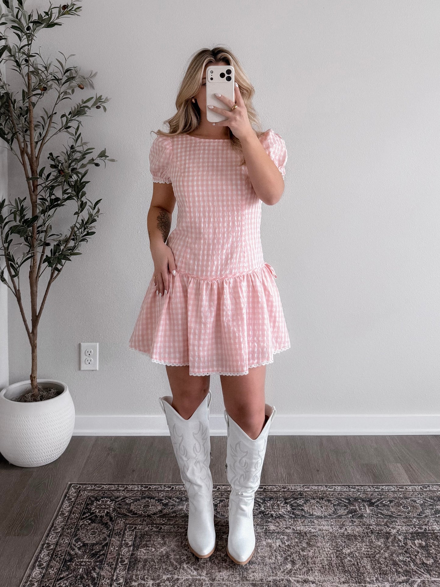 Sweetheart Gingham Dress