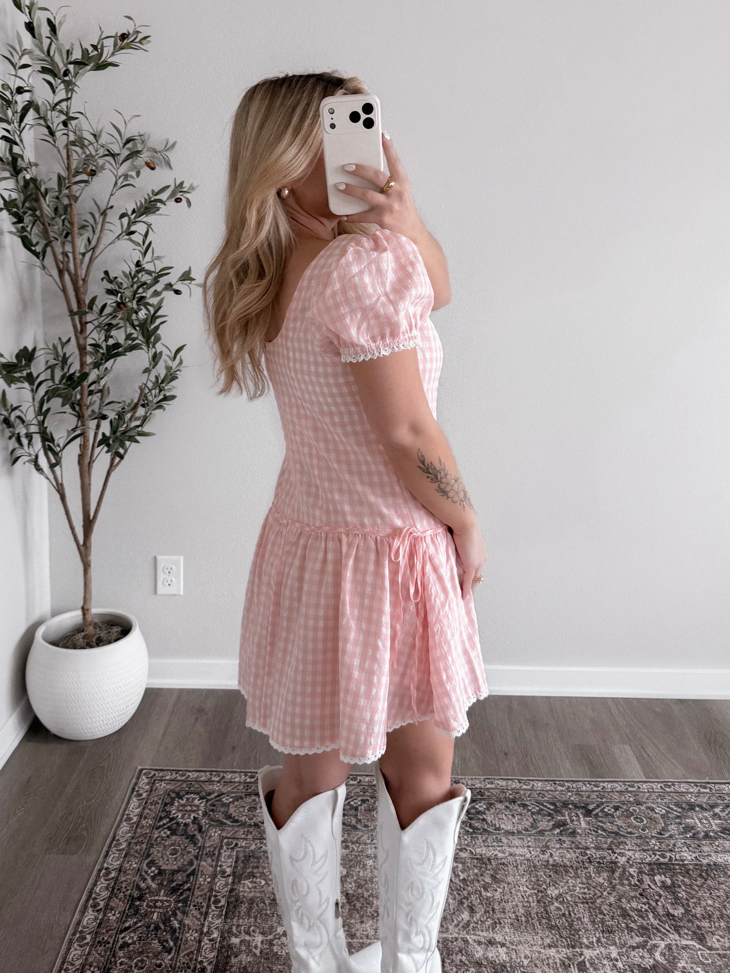 Sweetheart Gingham Dress