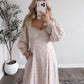 Hazelnut Floral Maxi Dress / Cream Blush (Vendor cancelled our restock order)