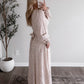 Hazelnut Floral Maxi Dress / Cream Blush (Vendor cancelled our restock order)