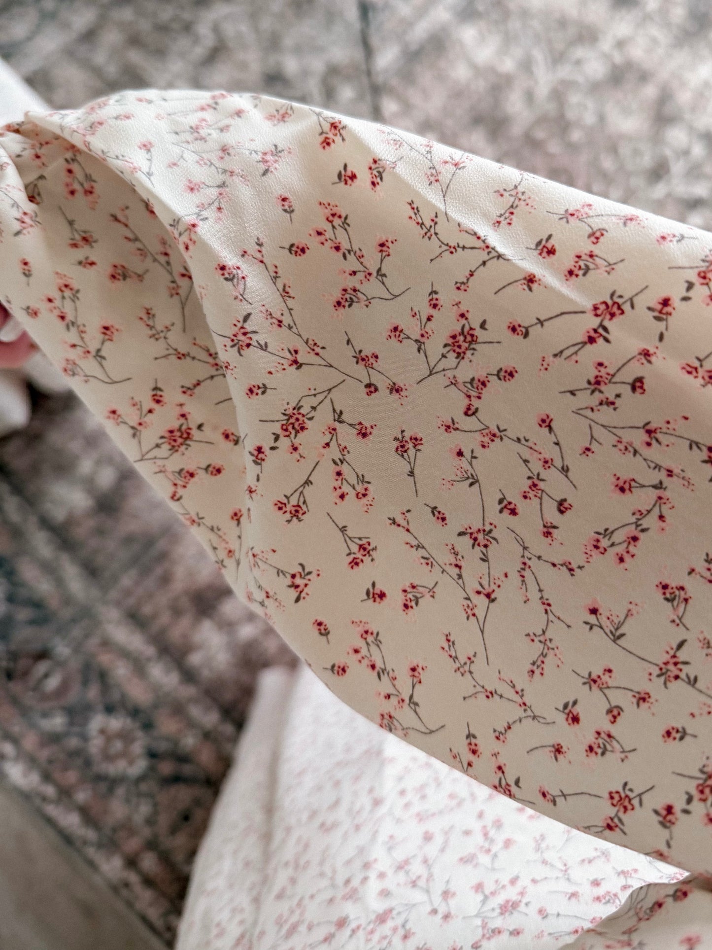 Hazelnut Floral Maxi Dress / Cream Blush (Vendor cancelled our restock order)