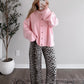 Wild Love Leopard Barrel Pant (PREORDER: EST SHIP 1.17)