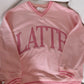 Latte Vintage Pink Pullover (PREORDER: EST SHIP 1.17)