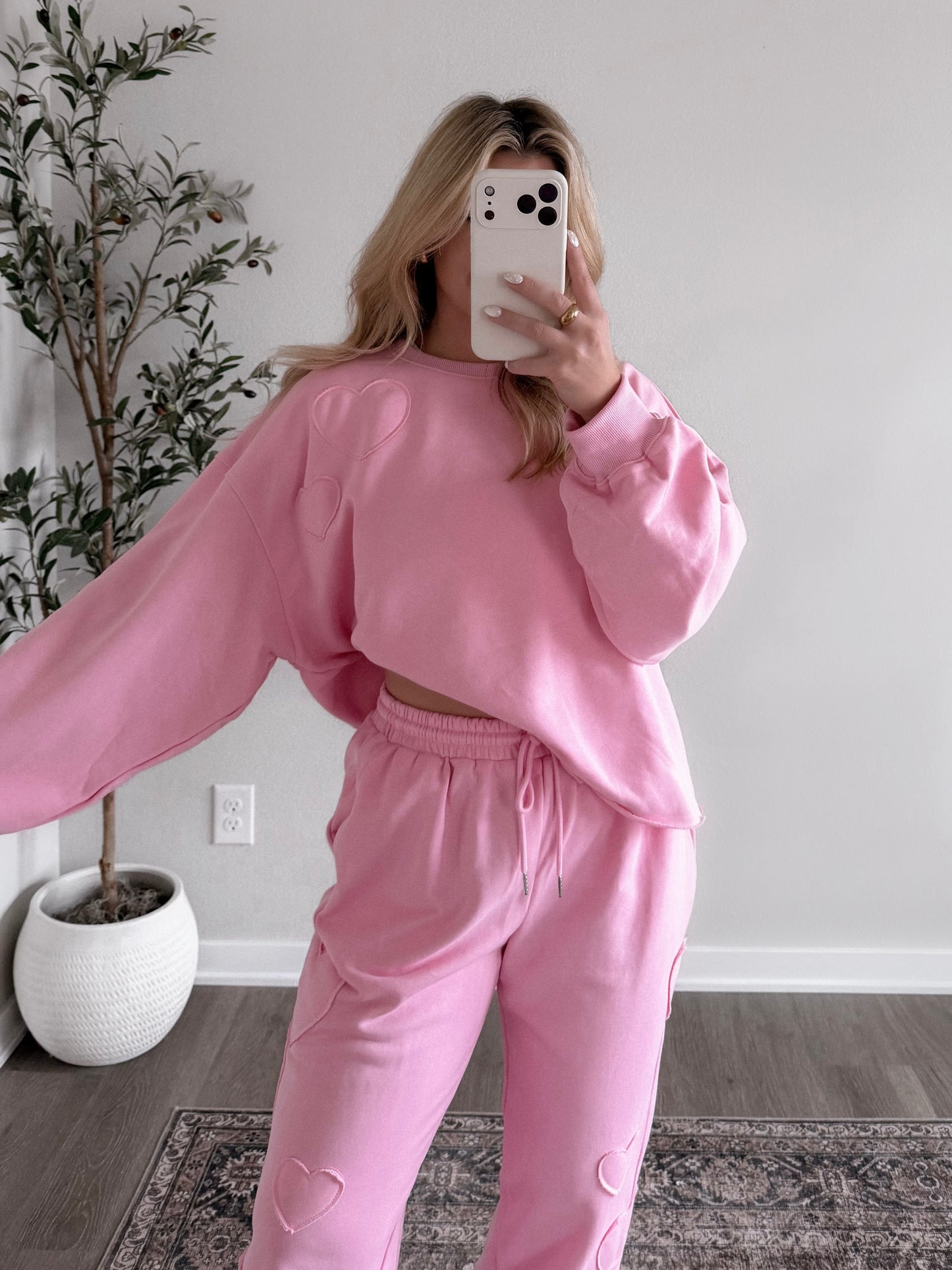 Heart Patch Lounge Set