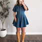 Jessie Tailored Denim Dress