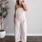 Saylor Striped Barrel Overalls