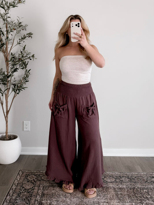 Essential Strapless Top / Oat