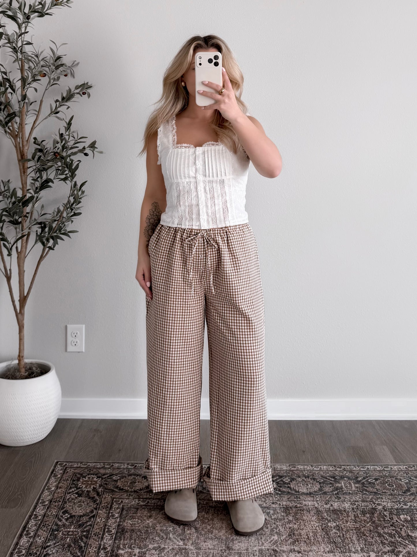 Charlotte Eyelet Lace Tank