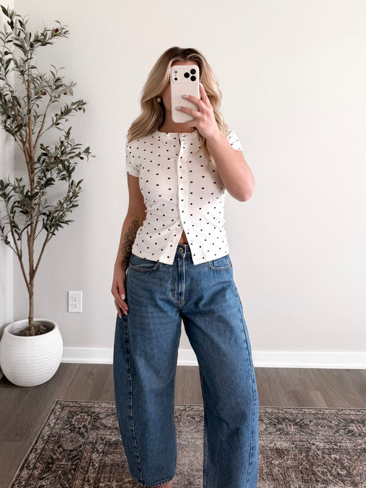 Dottie Basic Button Down Top (Restocking 4.20)