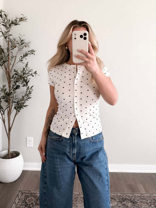 Dottie Basic Button Down Top (Restocking 4.20)