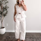 Office Muse Belted Cotton Top