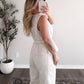 Office Muse Belted Cotton Top