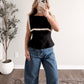 Atelier Peplum Top / Black