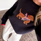 Frank Dachshund Knit Sweater