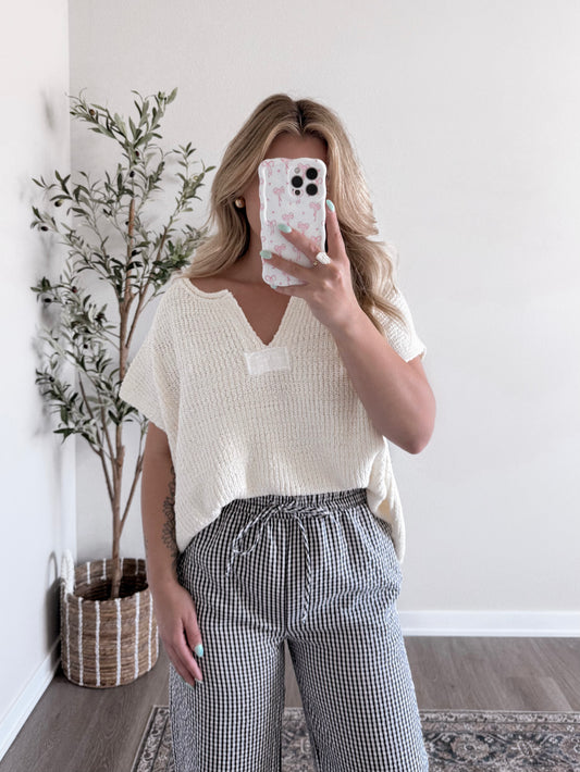 On Repeat Knit Sweater / Cream (est ship date 5.27)