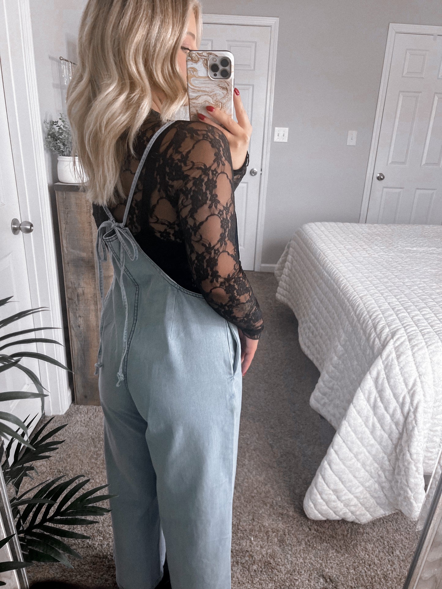 Woodstock Denim Jumpsuit Final Sale