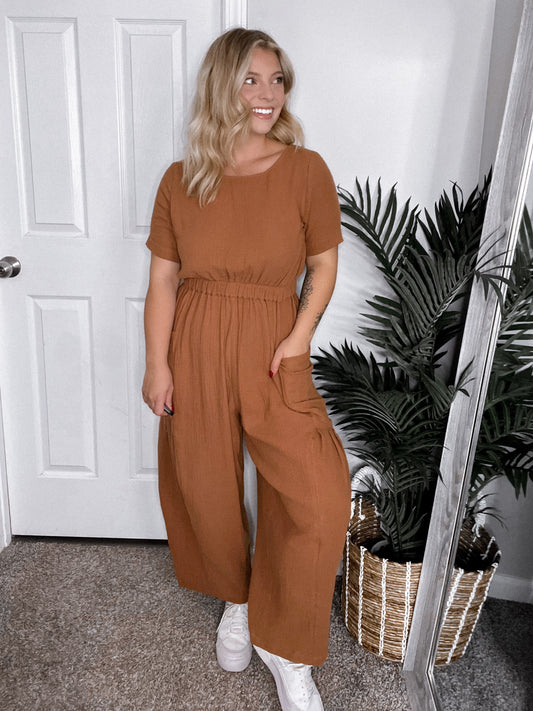 Let It Be Relaxed Jumpsuit Final Sale