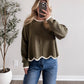 Cider Season Ribbed Sweater / Olive