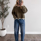 Cider Season Ribbed Sweater / Olive