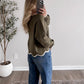 Cider Season Ribbed Sweater / Olive