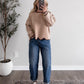 Cider Season Ribbed Sweater / Taupe-Brown