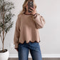 Cider Season Ribbed Sweater / Taupe-Brown