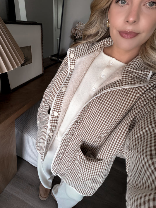 Cabin Check Reversible Jacket (Possible Restock on 10.12 + a big restock early November)