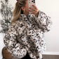 Snow Leopard Sherpa Pullover