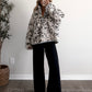 Snow Leopard Sherpa Pullover