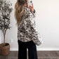 Snow Leopard Sherpa Pullover