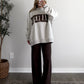 “Thankful” Oversized Mockneck