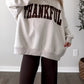 “Thankful” Oversized Mockneck