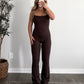Studio Social Athleisure Jumpsuit / Mocha