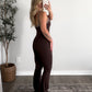 Studio Social Athleisure Jumpsuit / Mocha