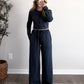 Slow Days Crop Lounge Set (Final Sale)