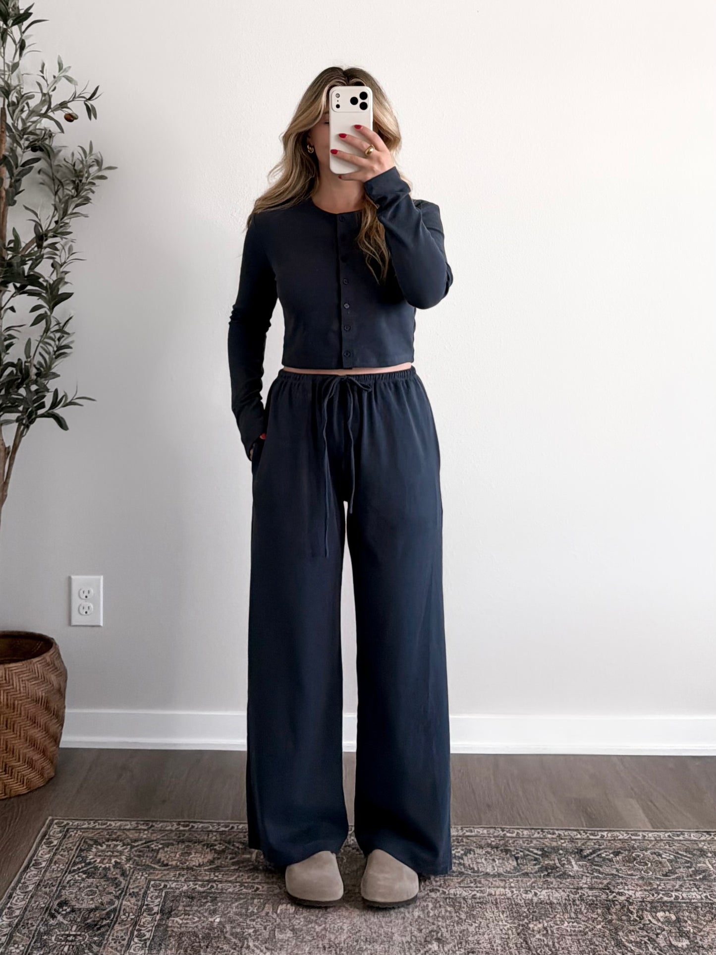 Slow Days Crop Lounge Set (Final Sale)