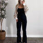 Coffee Cake Striped Shrug