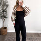 Coffee Cake Striped Shrug