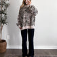 Zebra Oversized Mockneck