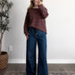 Daily Jam Striped Top / Maroon (Restocking Late October)