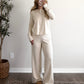 Vanilla Chia Pointelle Lounge Set