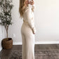 Vanilla Chia Pointelle Lounge Set