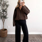 Coffee Lap Contrast Track Jacket