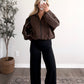 Coffee Lap Contrast Track Jacket