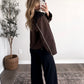 Coffee Lap Contrast Track Jacket