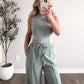 Laid Back Lounge Pant Set / Sage